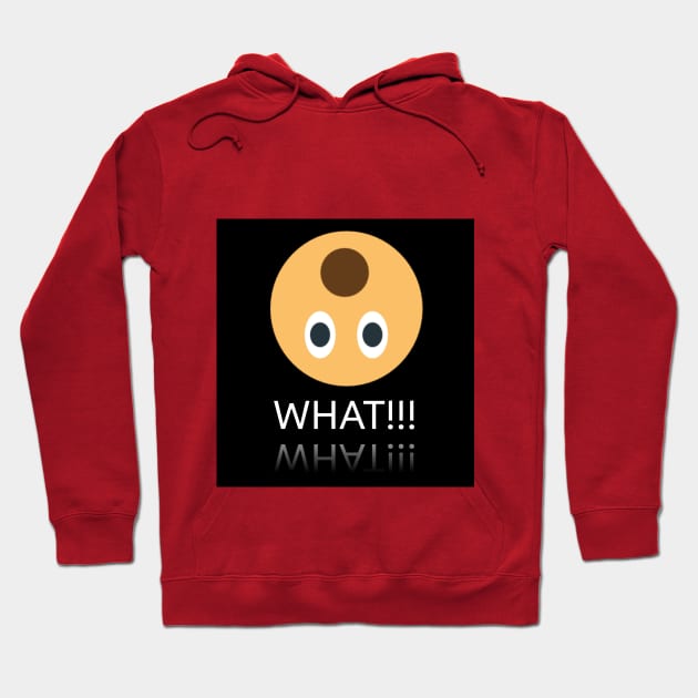 What!!! Hoodie by Sanju_Shop